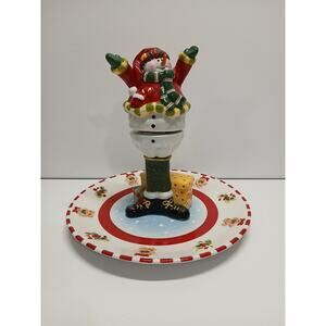 LTD Commodities Standing Snowman Dish‎ Plate